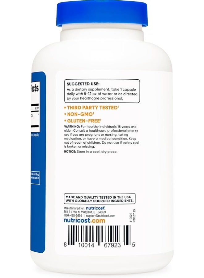 Nutricost, Ginkgo Biloba, 120 mg, 240 Capsules - Image 4